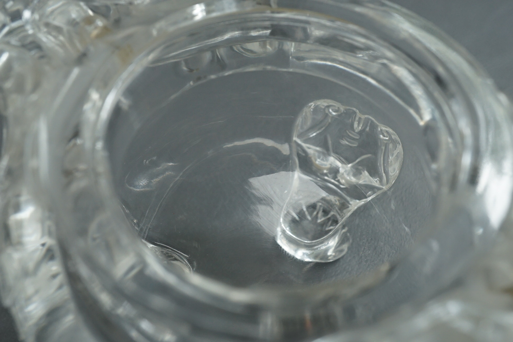 A Chinese rock crystal tripod censer and cover, ding, early 20th century